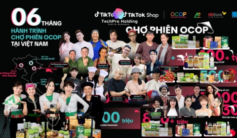 Chợ phiên OCOP trên TikTok đạt doanh thu hơn 100 tỷ đồng: Tổng kết 6 tháng hành trình thành công