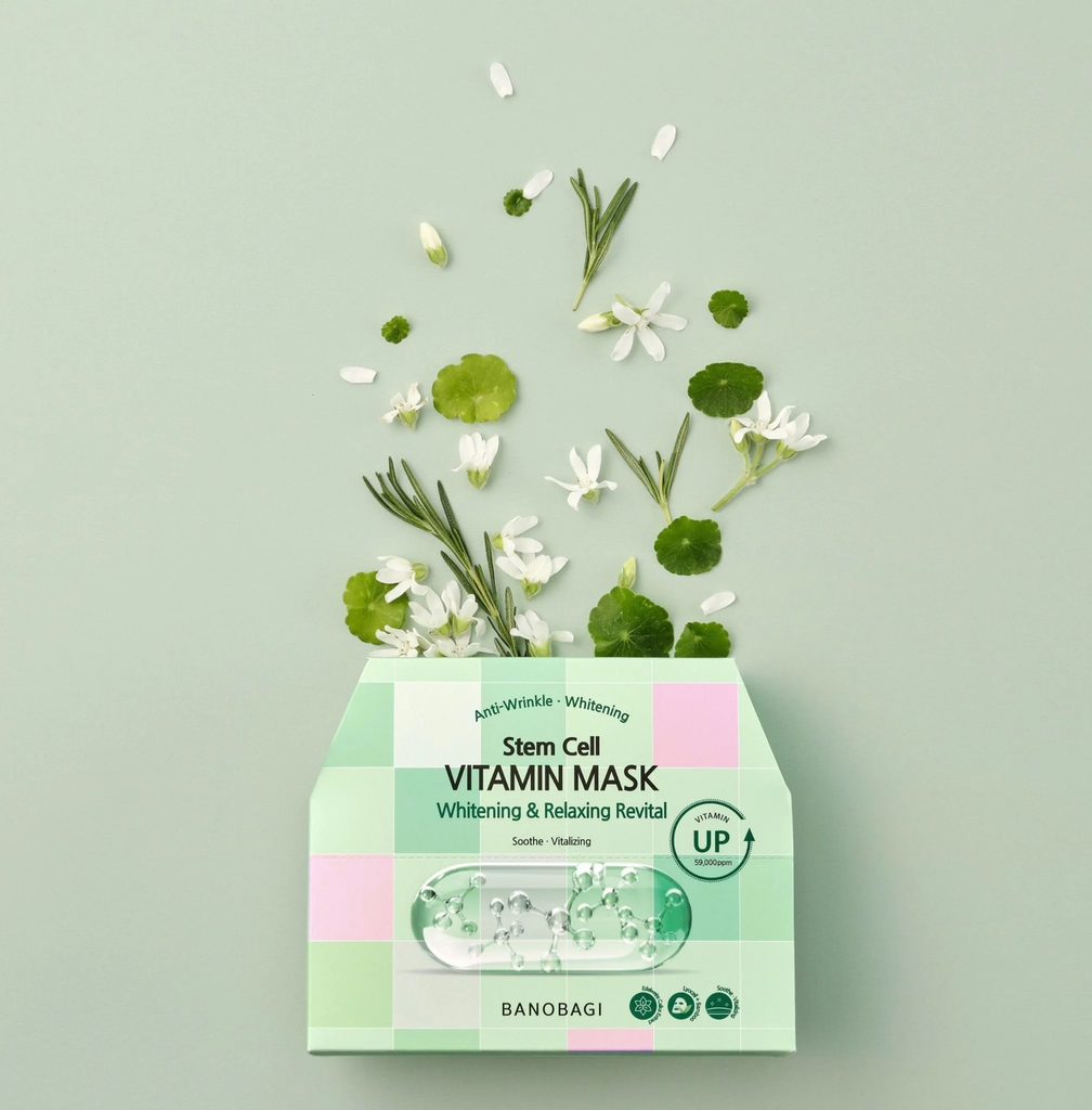 Mặt nạ Banobagi Stem Cell Vitamin Whitening & Relaxing Revital