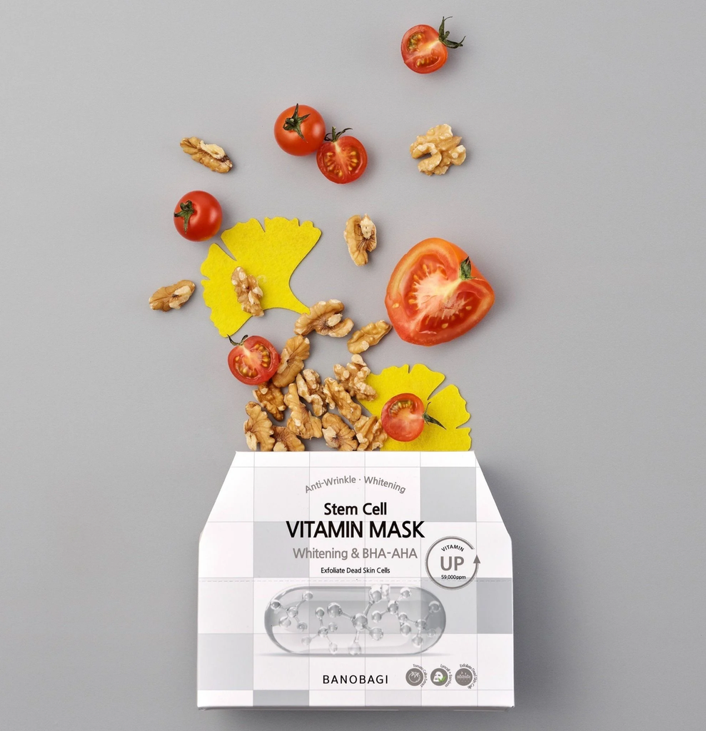 Mặt nạ Banobagi Stem Cell Vitamin Whitening & BHA-AHA