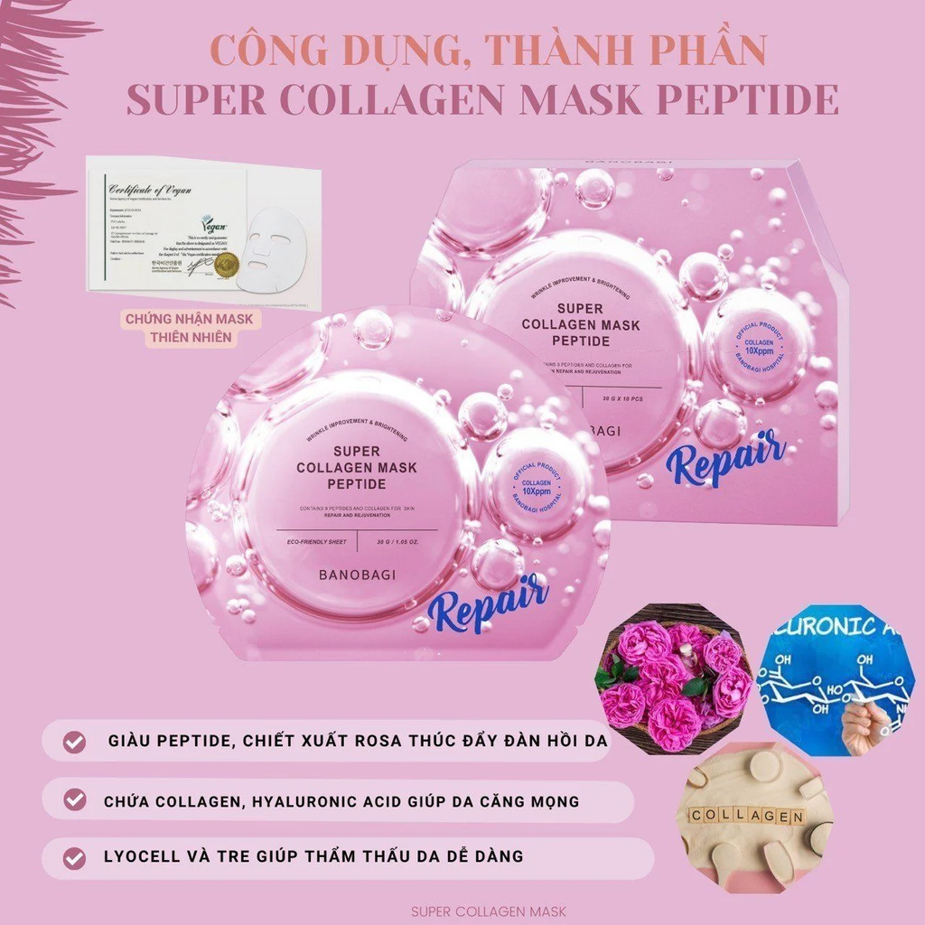 Mặt nạ Banobagi Super Collagen Peptide