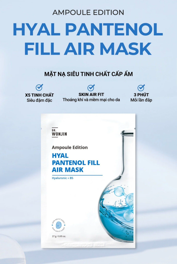 Mặt nạ Wonjin Hyal Pantenol Fill Air