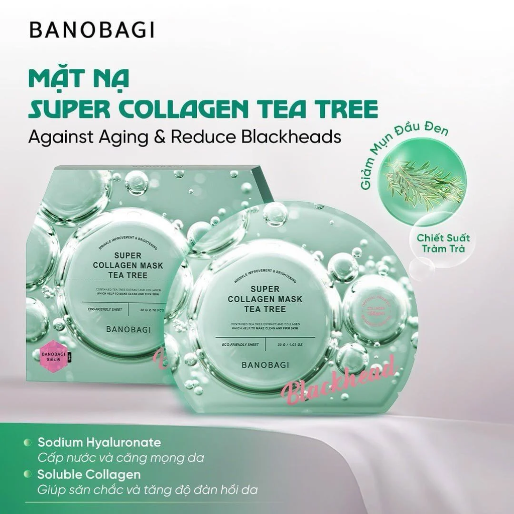 Mặt nạ Banobagi Super Collagen Tea Tree