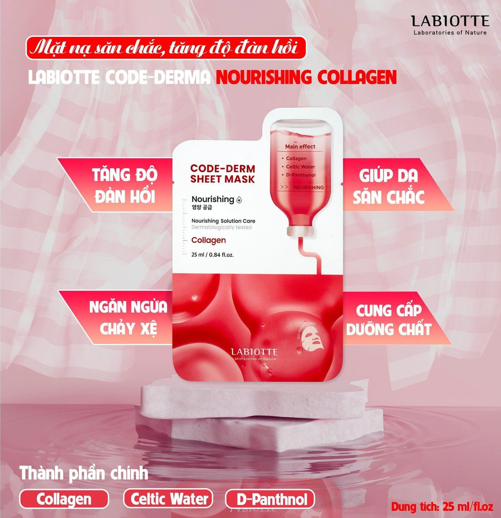 Mặt nạ Labiotte Collagen Code-Derm Sheet