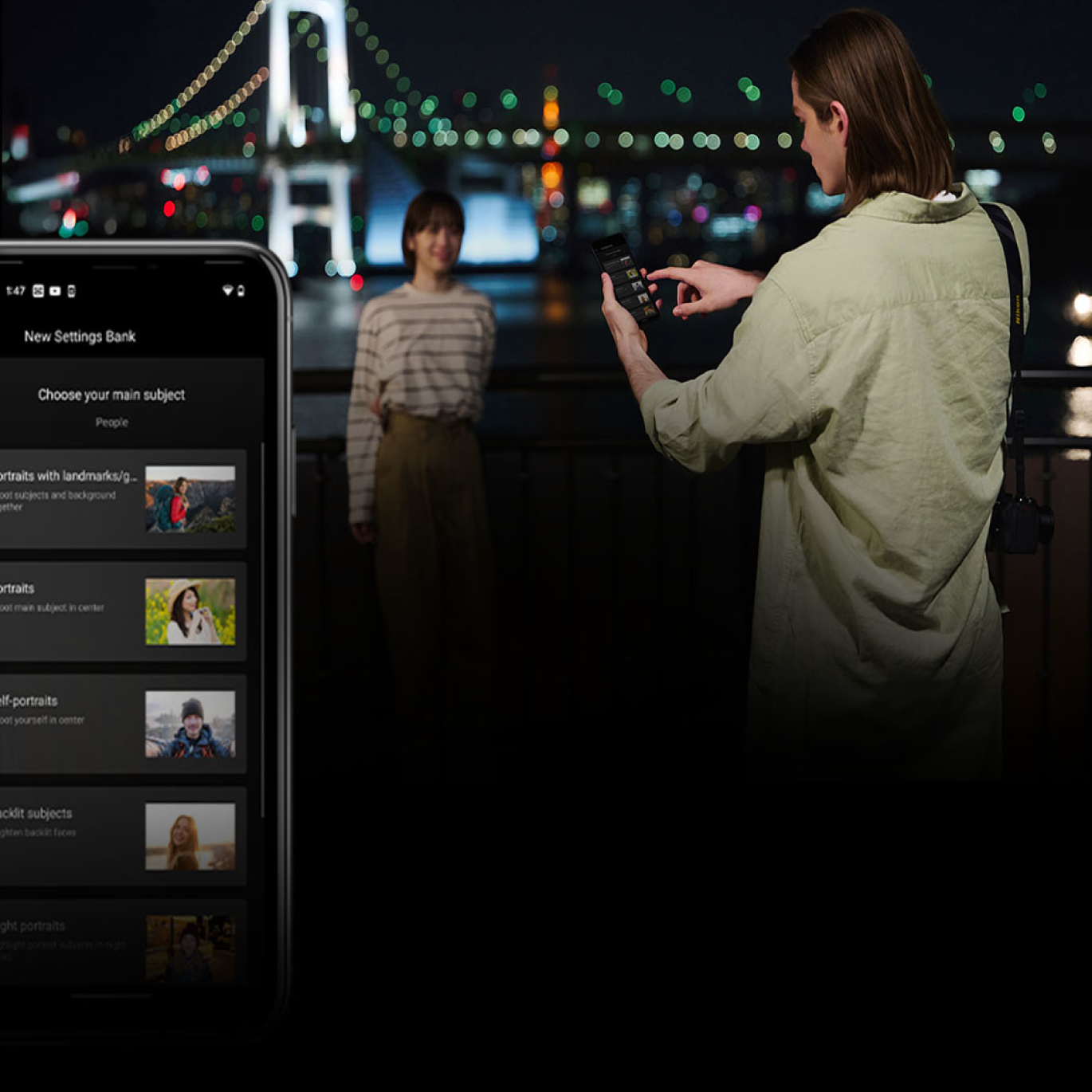 SnapBridge mới dễ dàng Thiết lập chụp ảnh