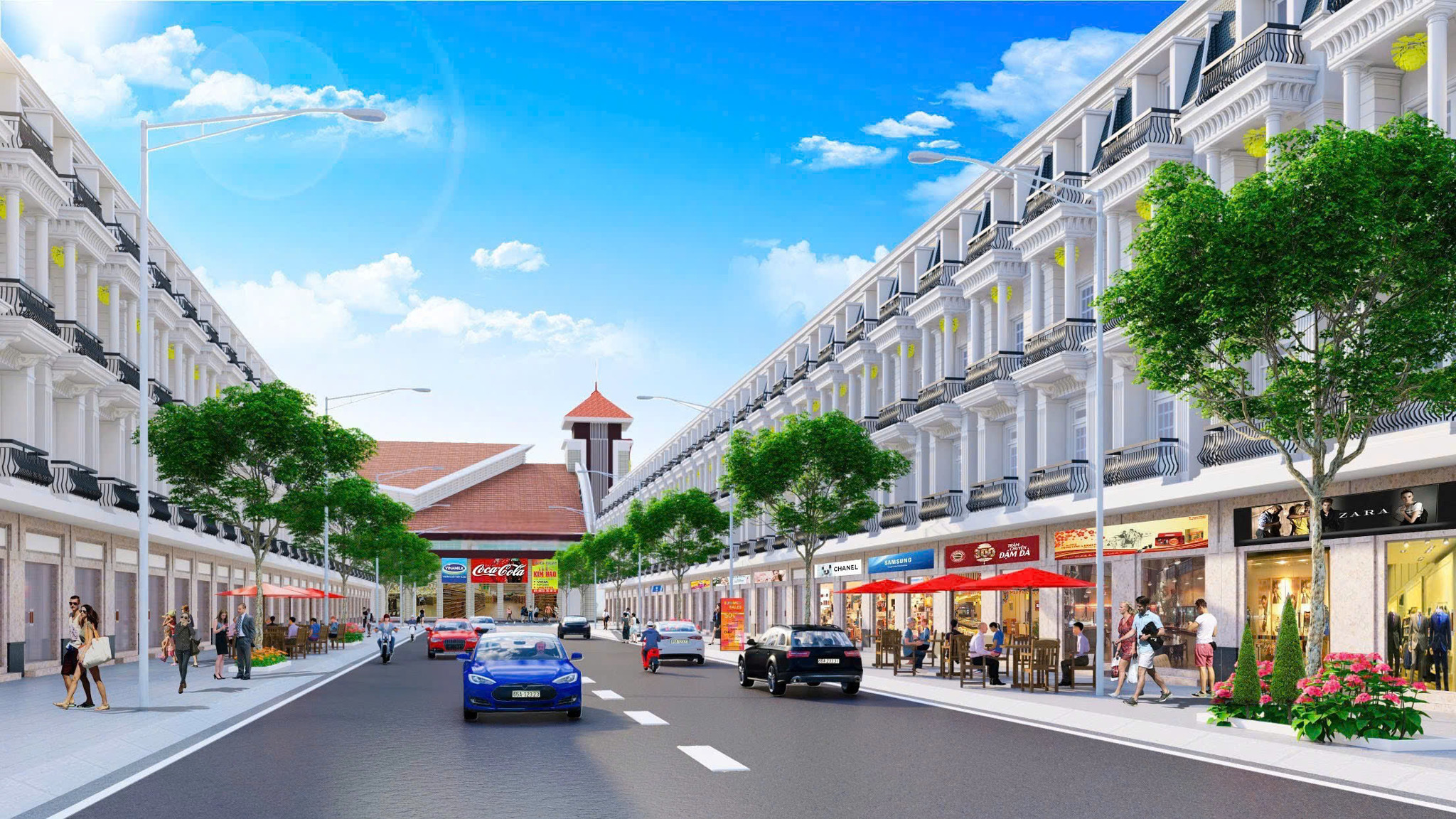 Lợi thế của bất động sản thương mại mặt tiền chợ