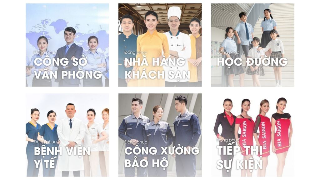 đồng phục á châu asia uniform sản phẩm dịch vụ