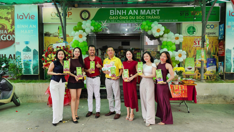 ONG DU RICE "HAS ARRIVED" AT BINH AN MART VUNG TAU