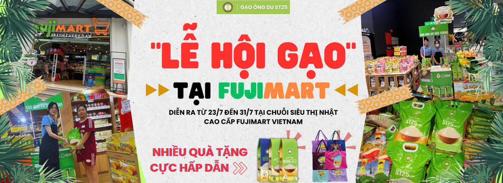 Mr. Du Rice participates in FujiMart Rice Festival with discounts up to 42%