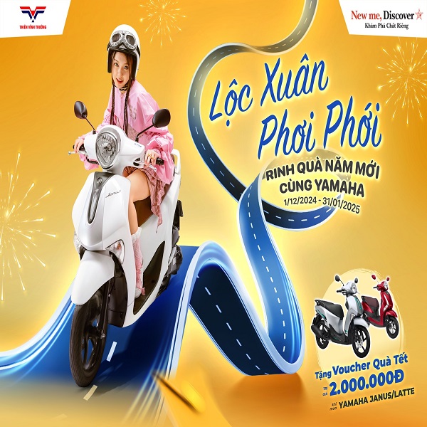 Tưng Bừng Năm Mới - Săn Lộc Xuân Cùng Khuyến Mãi Yamaha