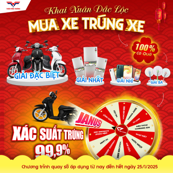 Khai Xuân May Mắn: Mua Xe Trúng Xe - Cơ Hội Trúng Lớn!