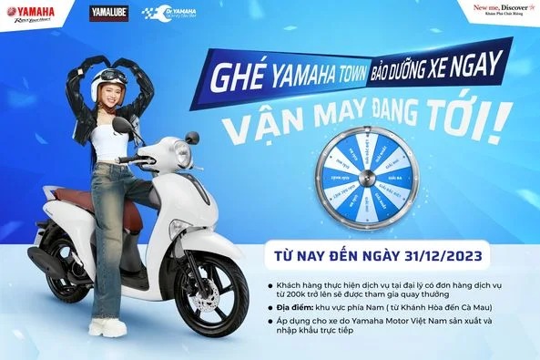 Ghé Yamaha Town Thiên Vĩnh Trường Bảo Dưỡng Xe Ngay Vận May Đang Tới