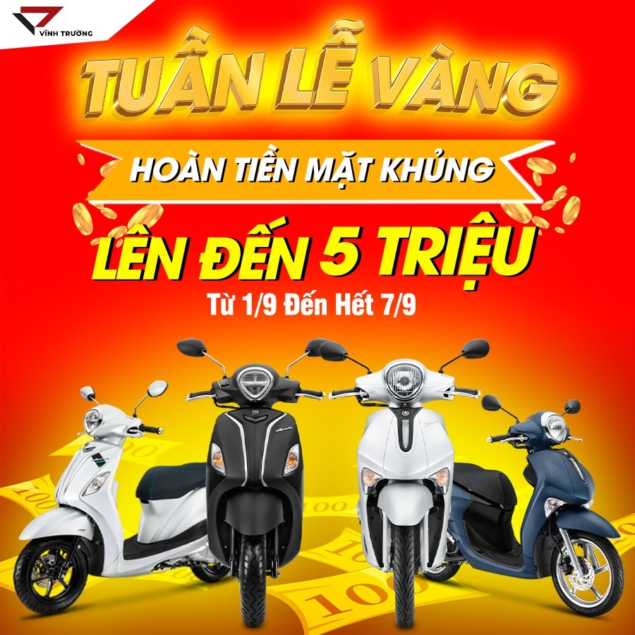 Siêu Sale Tuần Lễ Vàng Hoàn Tiền Mặt Khủng Tới 5 Triệu