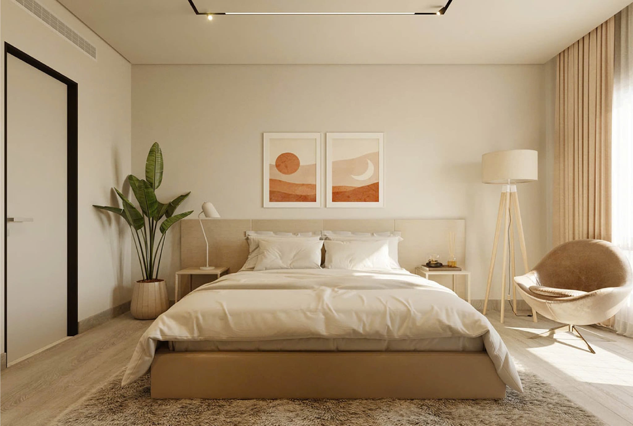 4 MẸO TRANG TRÍ PHÒNG NGỦ CHUNG CƯ NHỎ RỘNG RÃI VÀ ĐẸP HƠN