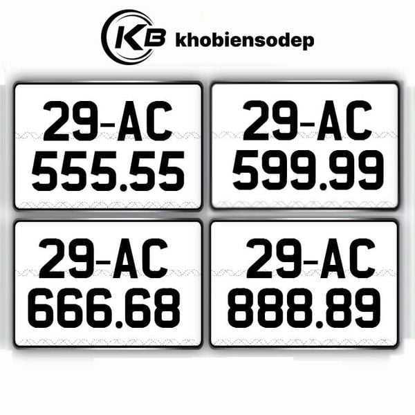 Danh sách các biển số mô tô, xe gắn máy đưa ra đấu giá ngày 08-4-2025