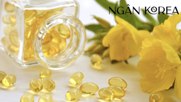 vitamin e và tinh dầu hoa anh thảo