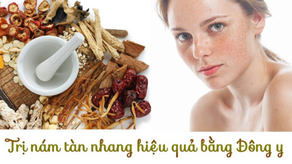 trị nám bằng thuốc Đông y