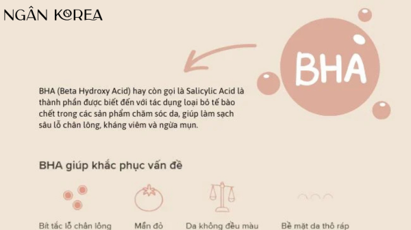 niacinamide và bha