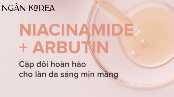 kết hợp alpha arbutin và niacinamide