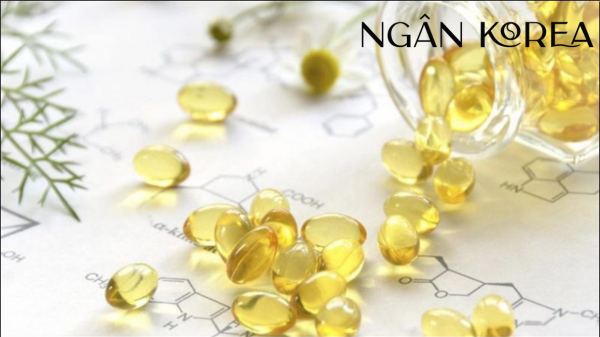 vitamin e và tinh dầu hoa anh thảo