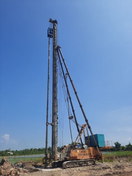Thi công xử lý nền bằng cọc xi măng đất, cọc cát. – Minh Việt