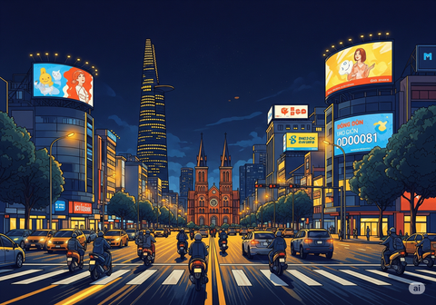 Hiệu quả quảng cáo vượt trội khi thuê màn hình LED tại TPHCM