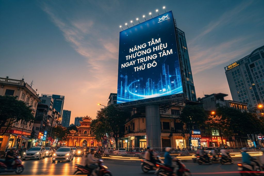 Quảng cáo ngoài trời tại quận Hoàn Kiếm: Nâng tầm thương hiệu ngay trung tâm Thủ đô
