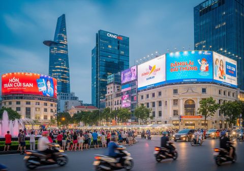 Quảng cáo ngoài trời tại các quận trung tâm TPHCM