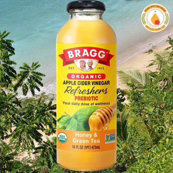 Tóc sáng, bóng bẩy nhờ trà kết hợp giấm táo