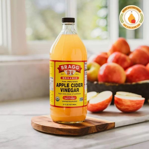 Thức uống ngon cùng Giấm Táo