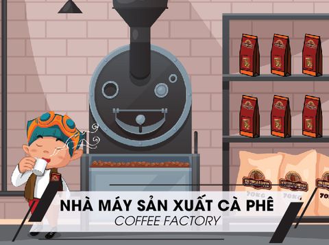 [MÔ HÌNH] NHÀ MÁY SẢN XUẤT COFFEE