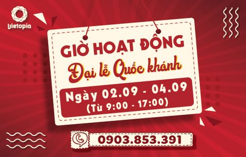 GIỜ HOẠT ĐỘNG LỄ QUỐC KHÁNH 2023