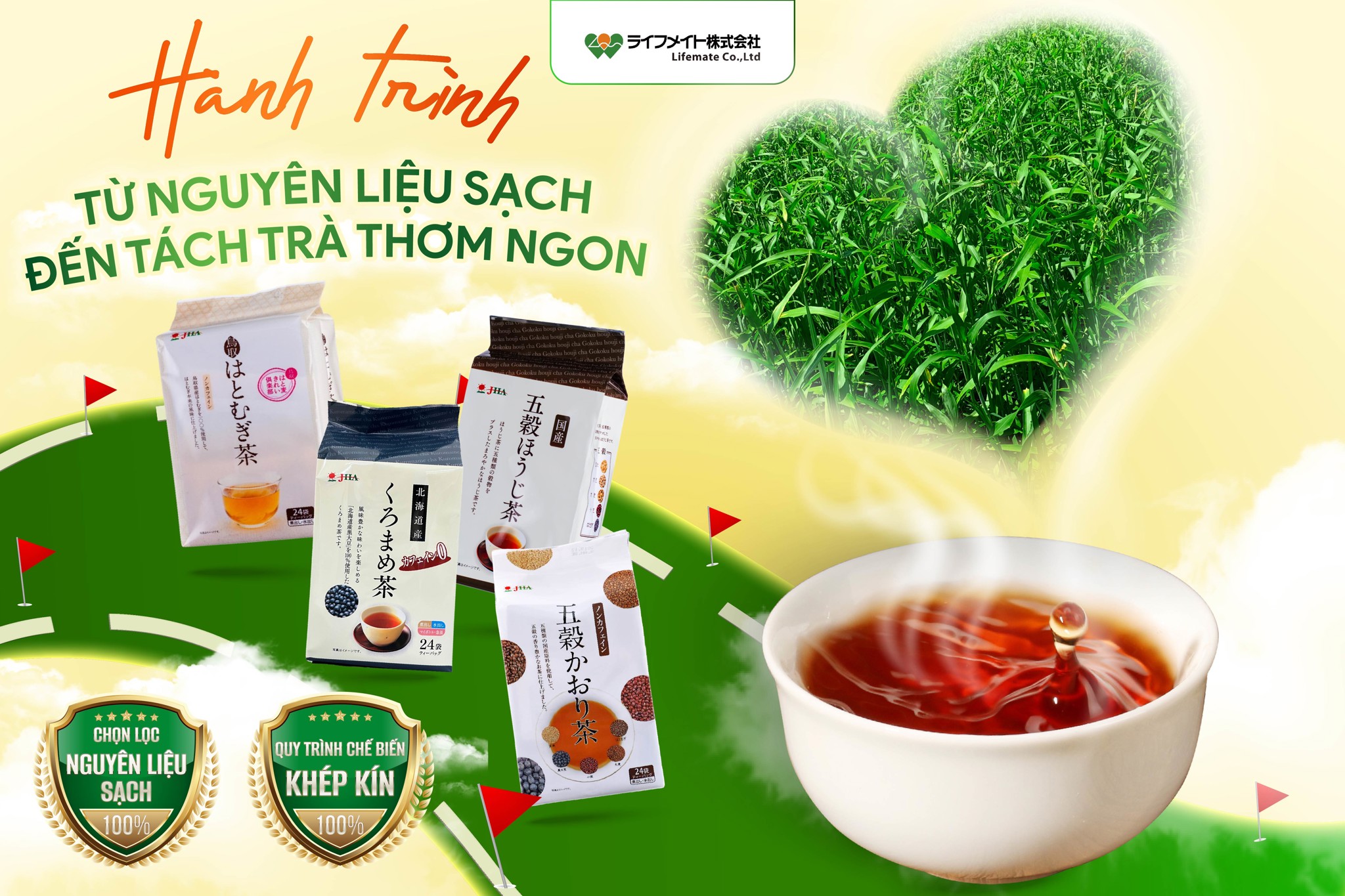Hành Trình Từ Nguyên Liệu Sạch Đến Tách Trà Thơm Ngon – Cam Kết Chất Lượng Trong Từng Gói Trà