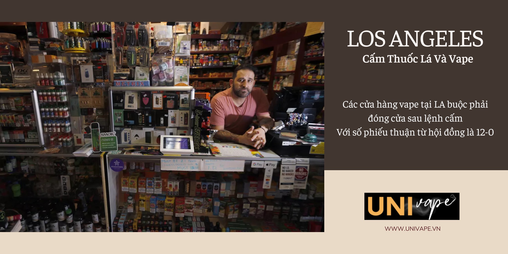 Cấm Thuốc Lá Và Vape Tại Los Angeles: Thay Đổi Đáng Chú Ý