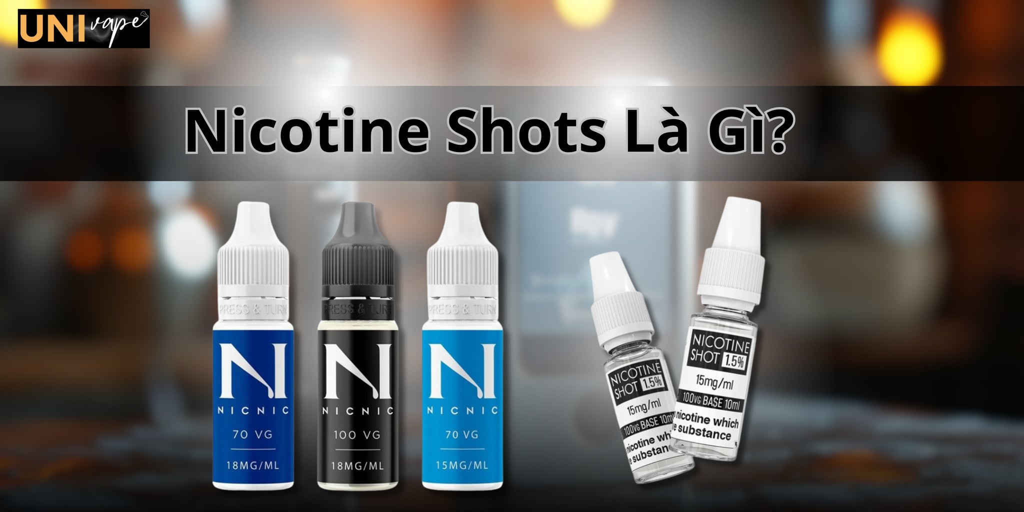 Nicotine Shots Là Gì? Mục Đích Của Nicotine Shots