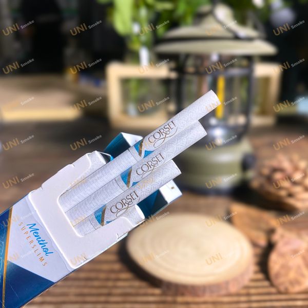 Điếu Corset Menthol Superslims Bạc Hà