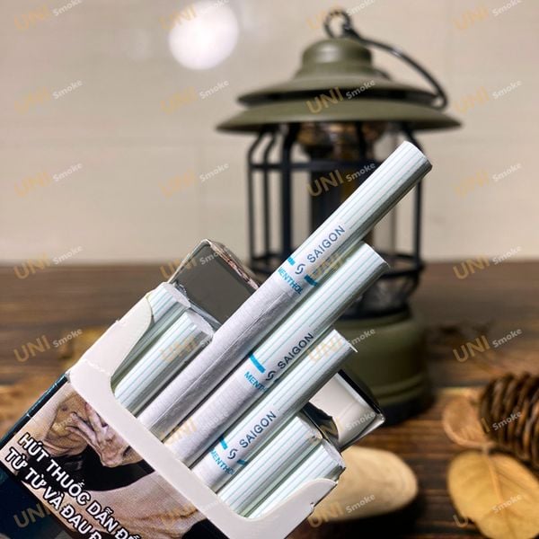 Điếu Thuốc Saigon Menthol Bạc Hà Sài Gòn Xanh