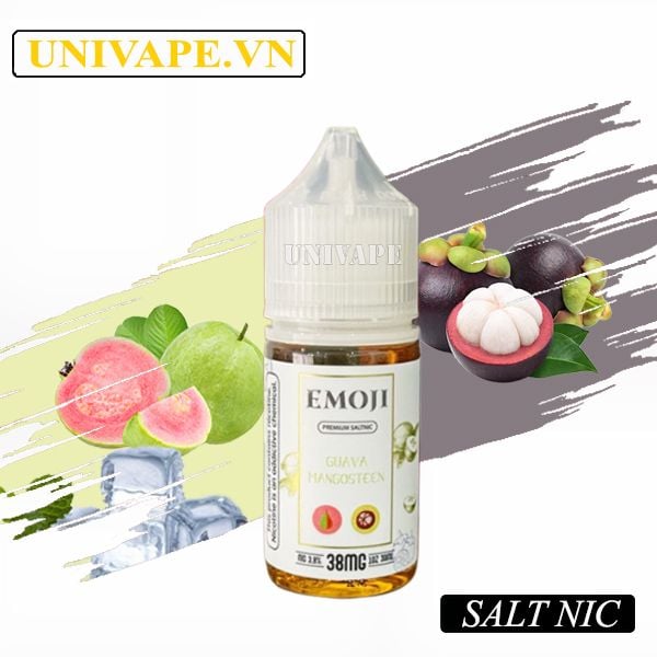 Emoji Juice Ổi Măng Cụt Salt Nic