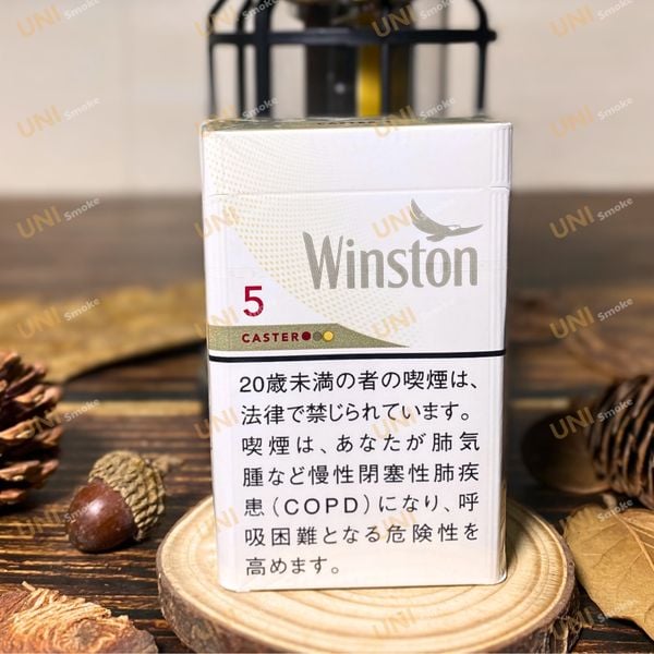 Winston Caster White 5 Mộc Vani Nhẹ (Gói Cứng)