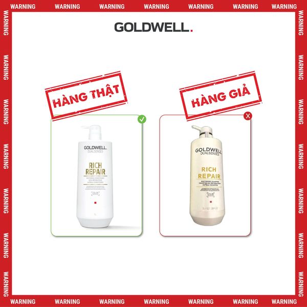 3 CÁCH NHẬN BIẾT SẢN PHẨM GOLDWELL CHÍNH HÃNG