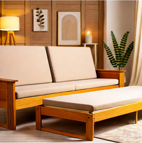 Bật mí những điều cần biết khi lựa chọn sofa giường gỗ cho gia đình của bạn