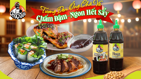 TƯƠNG ĐEN 850g ÔNG CHÀ VÀ: CHÌA KHOÁ VẠN NĂNG CHO MỌI MÓN ĂN NGON !