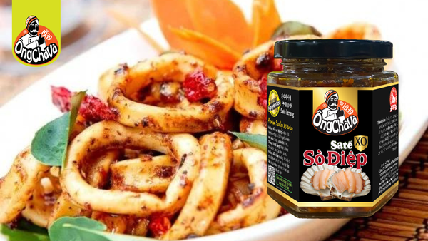 CÁCH LÀM MÓN MỰC XÀO SA TẾ SÒ ĐIỆP THƠM NGON ĐẬM VỊ