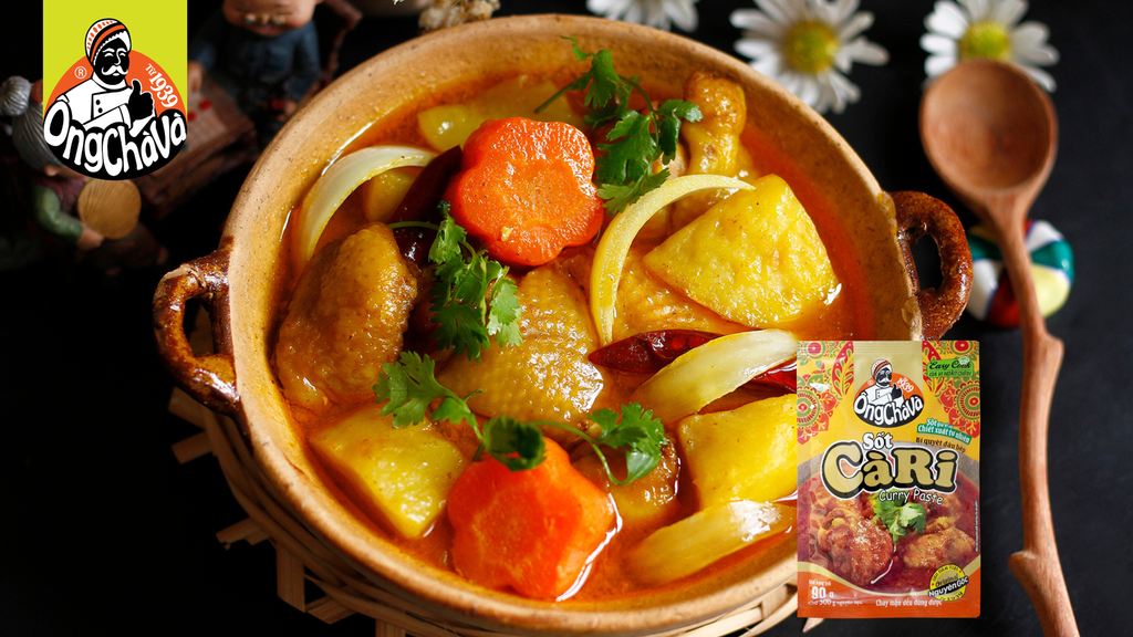 BIẾN HOÁ MÓN CÀ RI NGON MÊ MẨN CHỈ VỚI GÓI SỐT CÀ RI ÔNG CHÀ VÀ