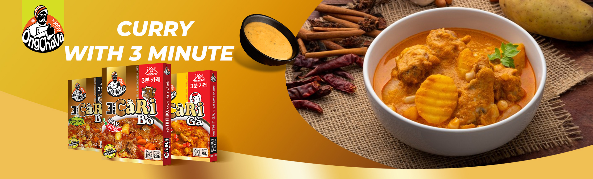 CURRY WITH 3 MINUTE