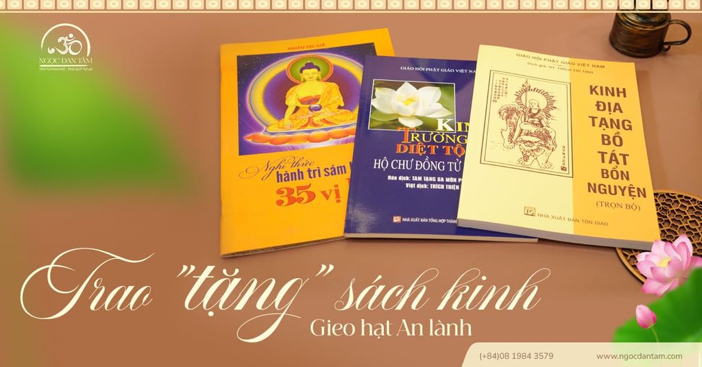 Ngọc Đan Tâm Trao Gửi Sách Kinh - Gieo Hạt An Lành
