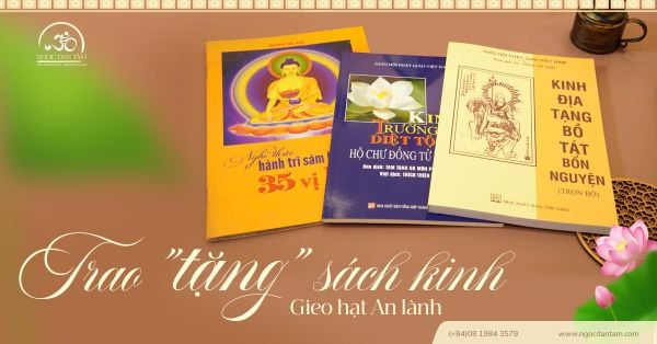 Ngọc Đan Tâm Trao Gửi Sách Kinh - Gieo Hạt An Lành