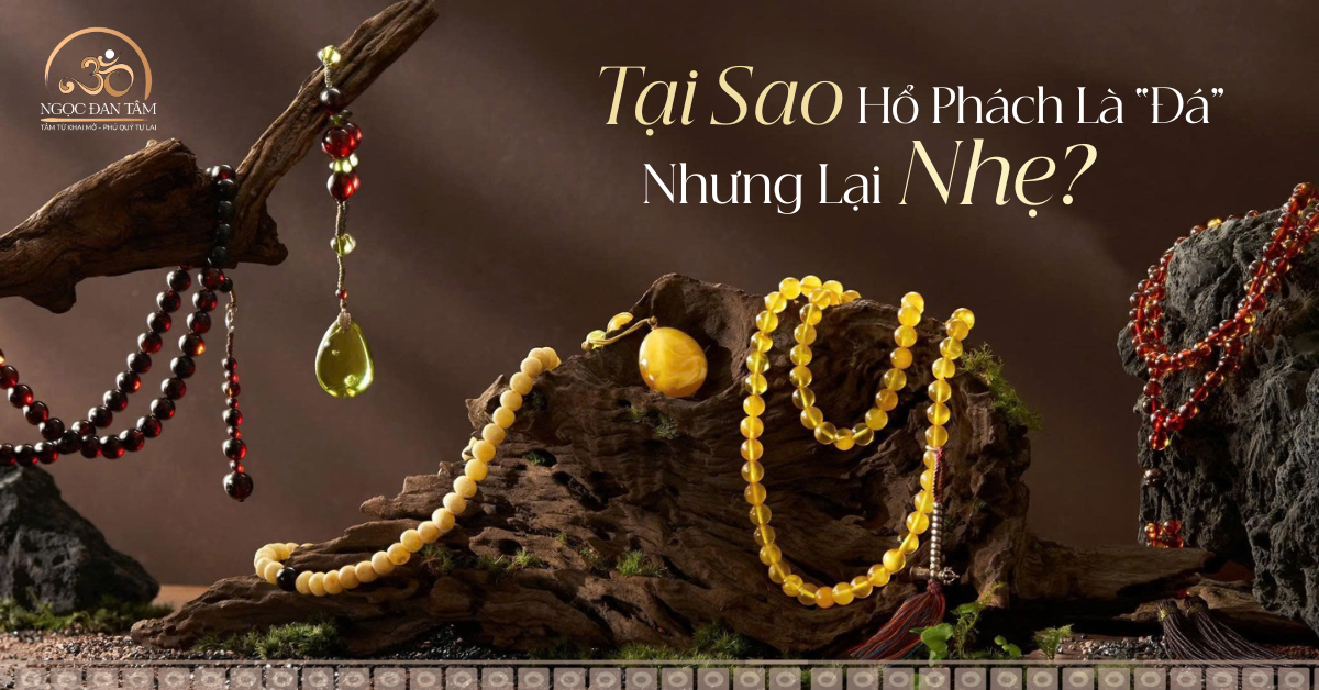 Vòng Tay Hổ Phách Là Gì? Tại Sao Hổ Phách Là “Đá” Nhưng Lại Nhẹ?