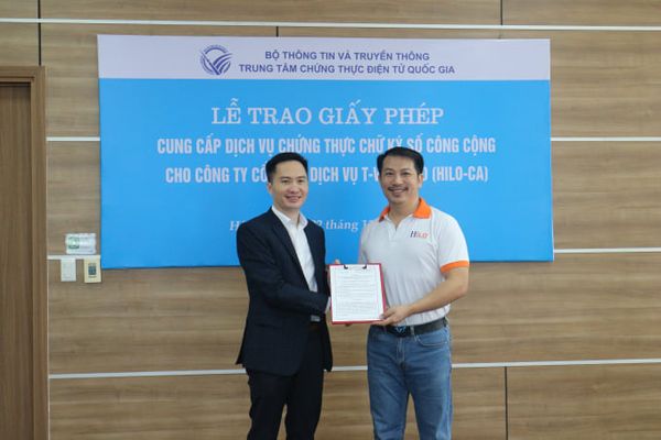 Hilo chính thức trở thành đơn vị cung cấp dịch vụ chứng thực chữ ký số công cộng CA