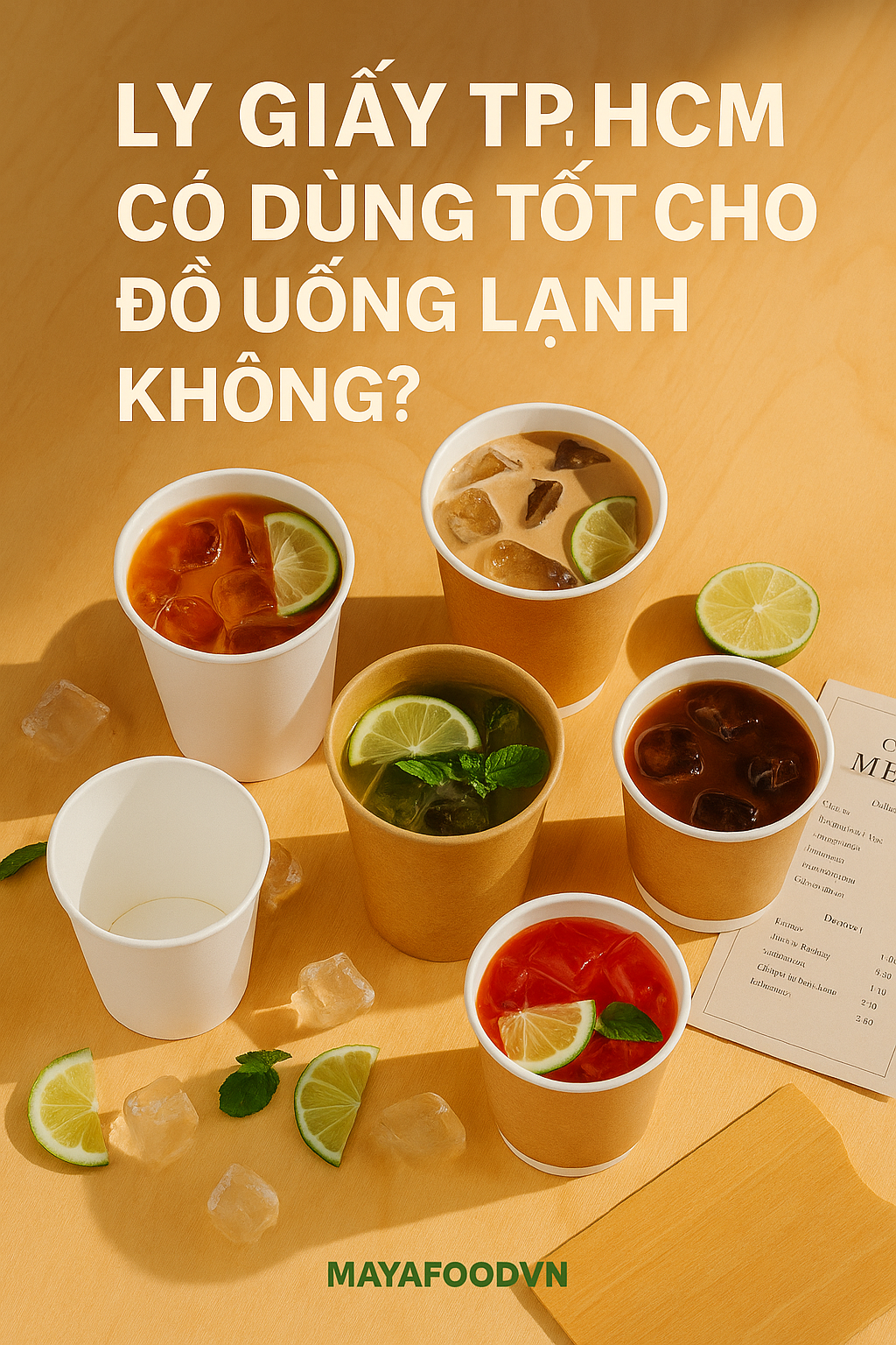 LY GIẤY TP.HCM CÓ DÙNG TỐT CHO ĐỒ UỐNG LẠNH KHÔNG?