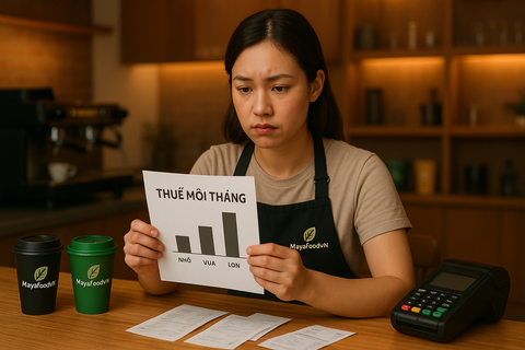 Mỗi tháng quán cà phê phải nộp bao nhiêu thuế? (Góc nhìn thực tế và minh bạch)